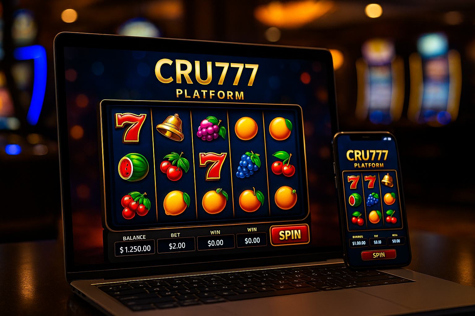 Jogos de Slot no Casino Online CRU777