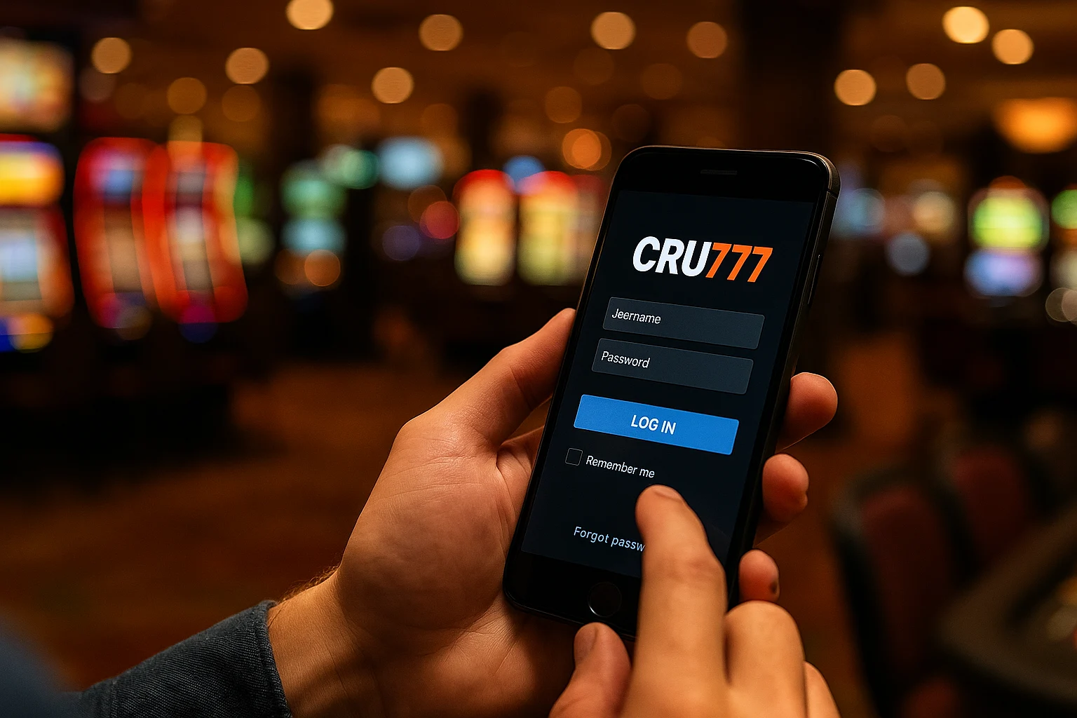 Criar uma nova Conta no plataforma CRU777